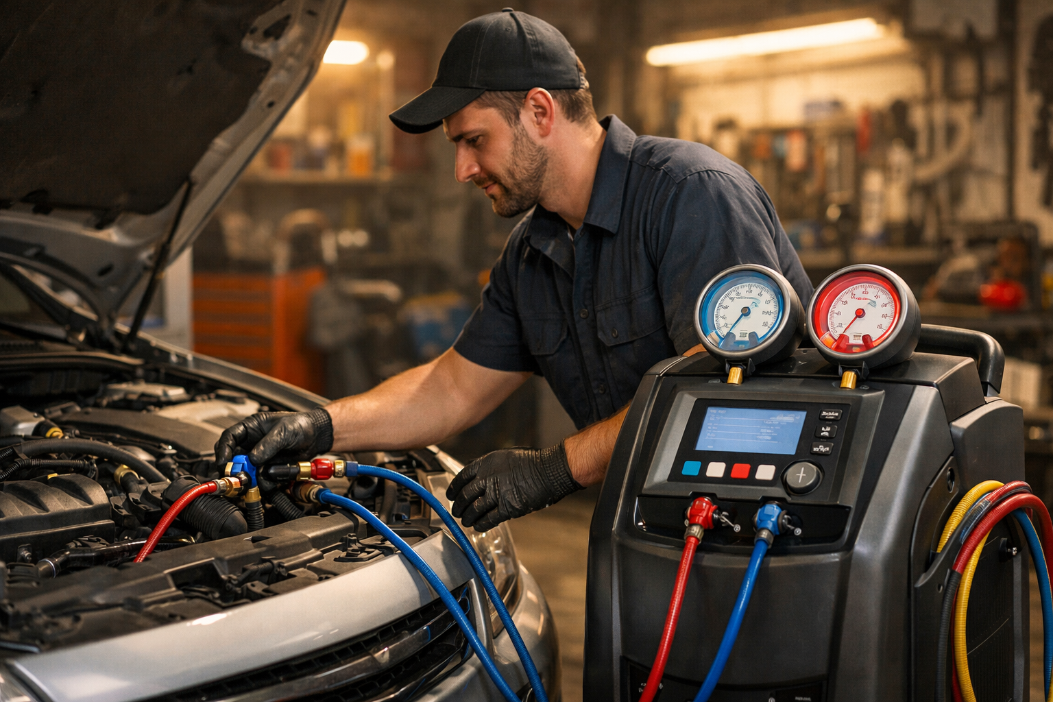 Recharge climatisation automobile chez Ali-Ka à Etterbeek